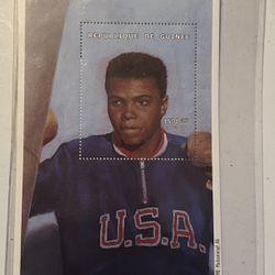 Muhammad Ali Stamps MH7 Certification 