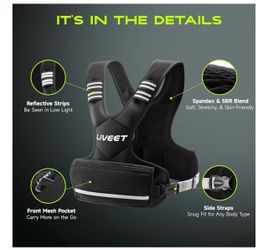 Liveet adjustable weight vest 4-10 pounds
