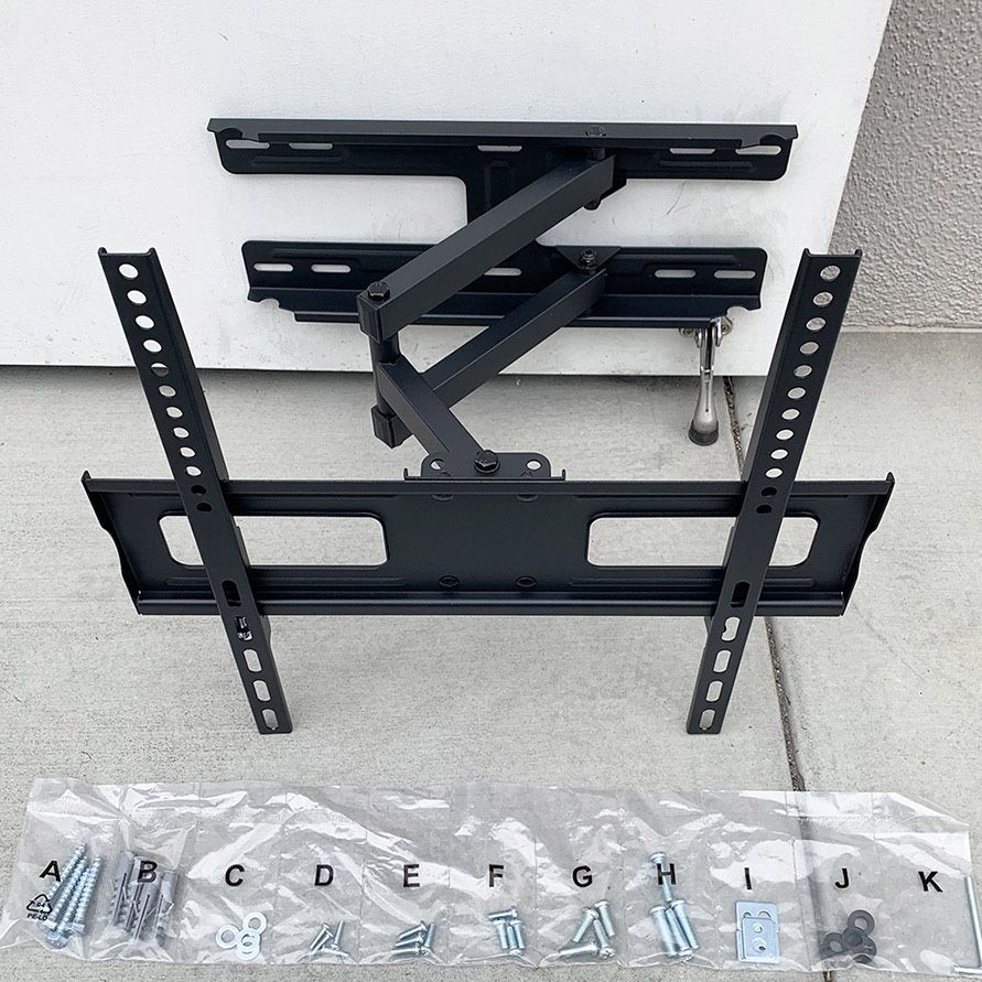 Brand New $25 Full Motion 32-55” TV Wall Mount Swivel Tilt VESA 400x400mm, Max Load 99 Lbs