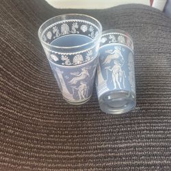 Vintage Greek 1960s70s Glassware 