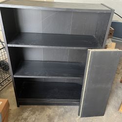 Black IKEA Shelving Unit