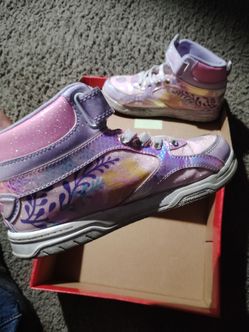 Little mermaid high top shoes