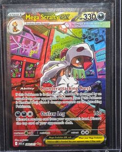 Mega Scrafty EX Pokemon card