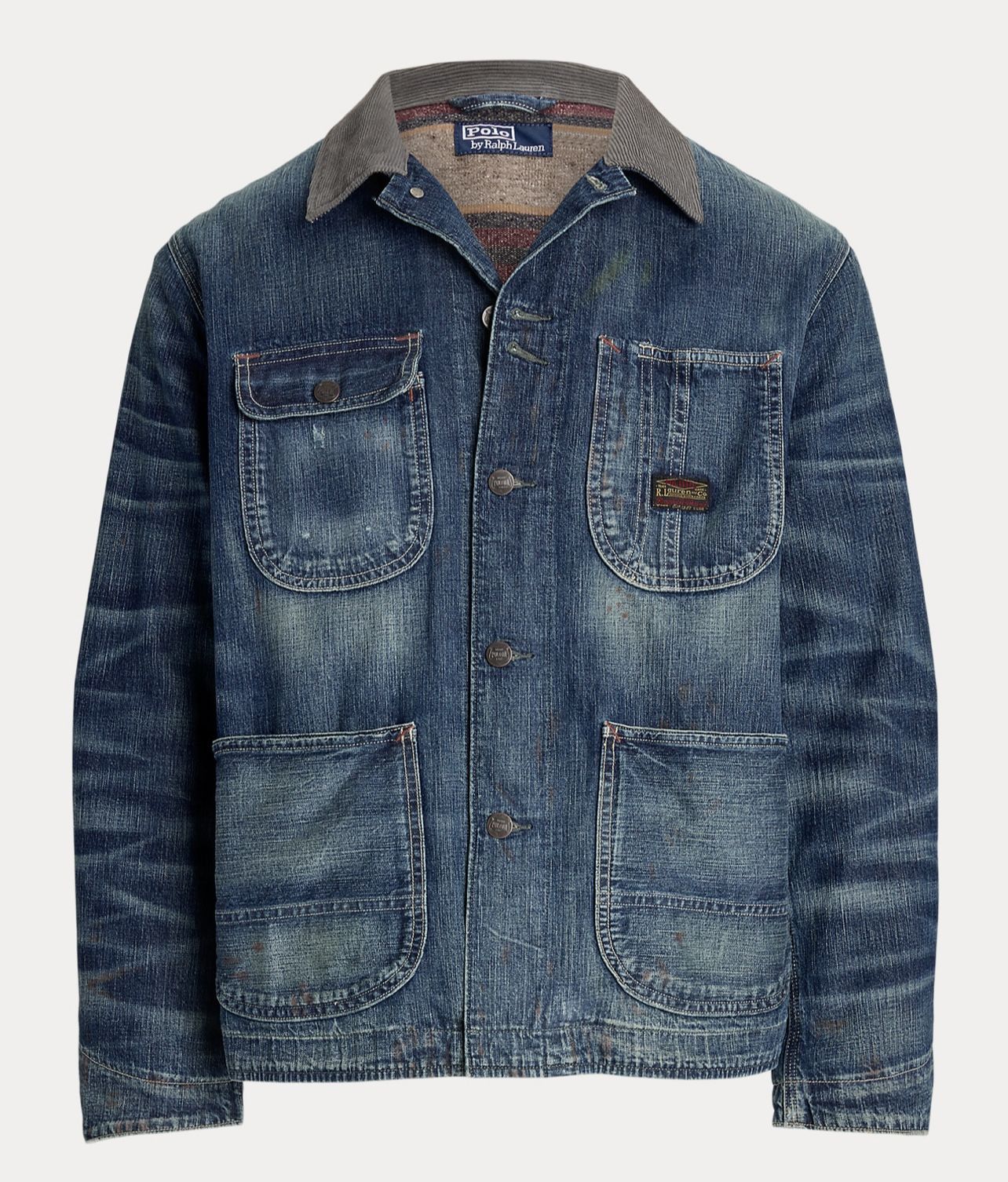 Ralph Lauren Men’s Polo Denim Utility Jacket Size Medium New With Tag