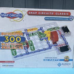 Snap Circuits Classic Electronic Kit With 300+ Projects 60+ Parts By Elenco NEW