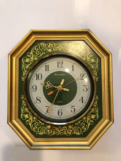 Beautiful wall clock vintage / antique was made in Russia