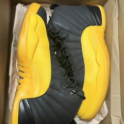 Air Jordan 12 Retro Black University Gold 