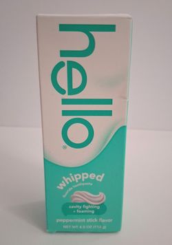 Peppermint whipped toothpaste