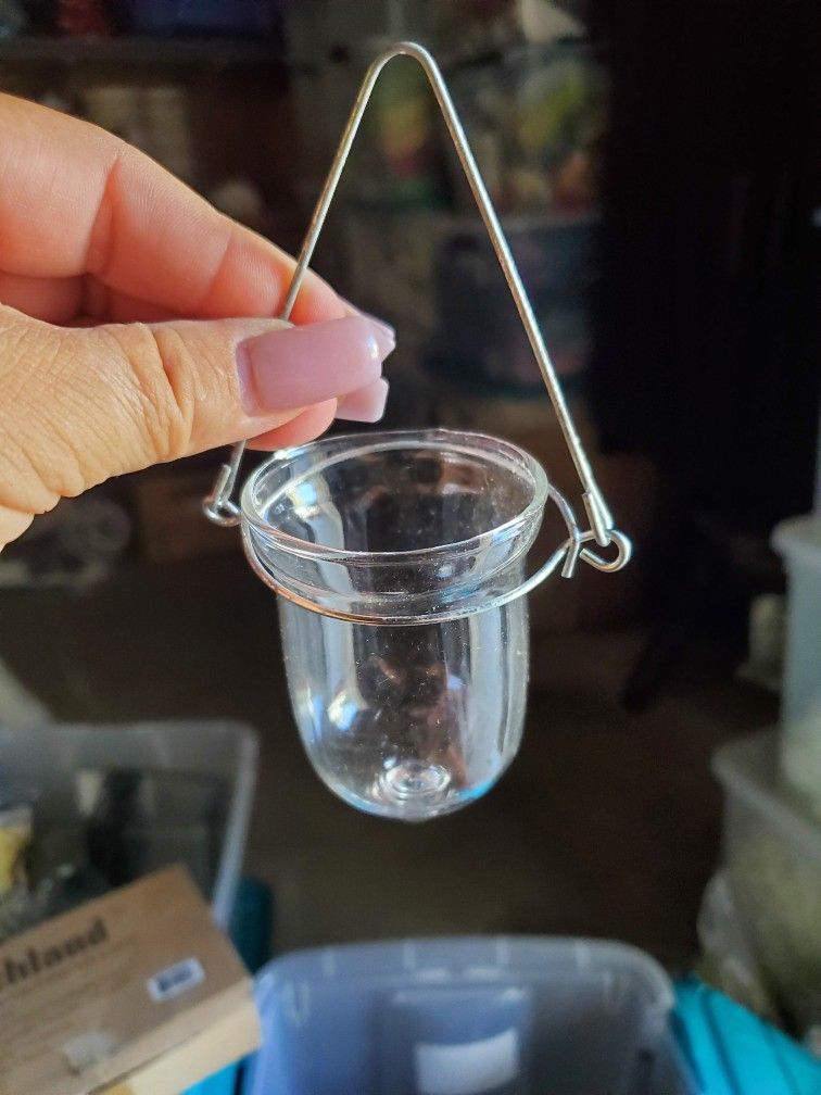 Glass Hanging Candle Holders