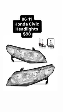 06-11 Honda Civic Headlights $90