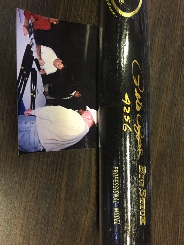 Pete Rose autographed full size bat