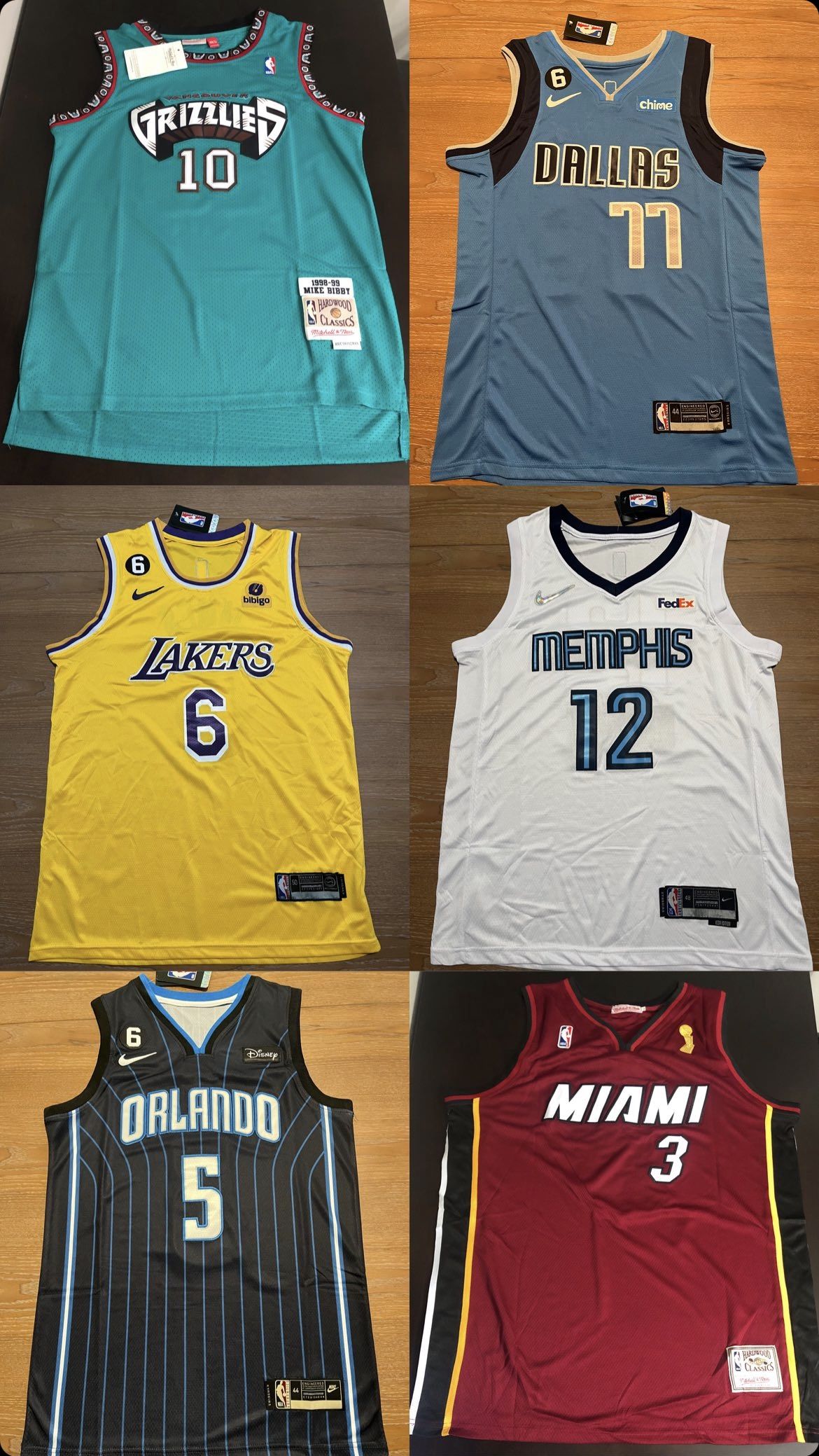 NBA BASKETBALL STITCHED JERSEYS