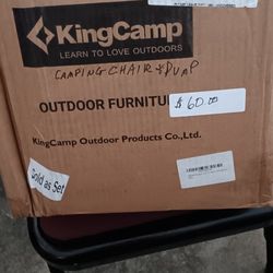 Outdoor Furniture Camp Chair and Pump