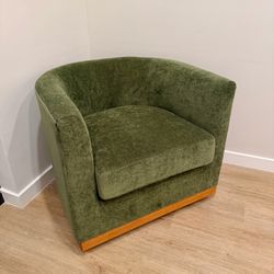 New Green Swivel Accent Chair