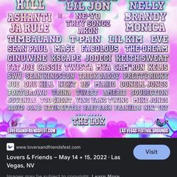 Lovers & Friend 2 Tickets GA 