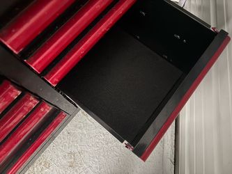DX Series 72-in W x 42.75-in H Steel Rolling Tool Cabinet (Black/red)
