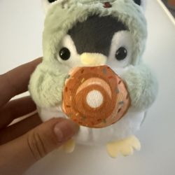 Cute Penguin Little Plush Toy And Keychain