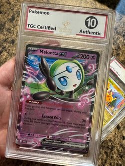 Pokemon Meloetta EX Graded 10  TGC Certified