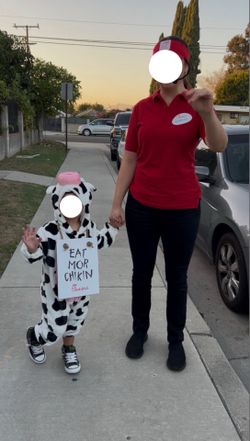 Cow costume (size 3T