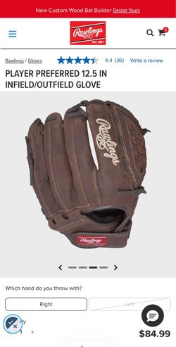 Rawlings 12.5 IN INFIELD/OUTFIELD GLOVE