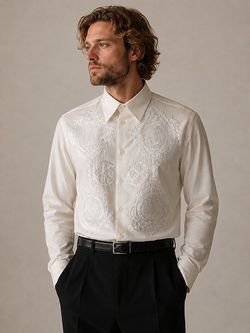 Vintage Gian, Franco, Pere, men's luxury dress shirt, pristine condition never worn