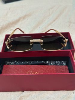 Iced out VS1 moissanite glasses