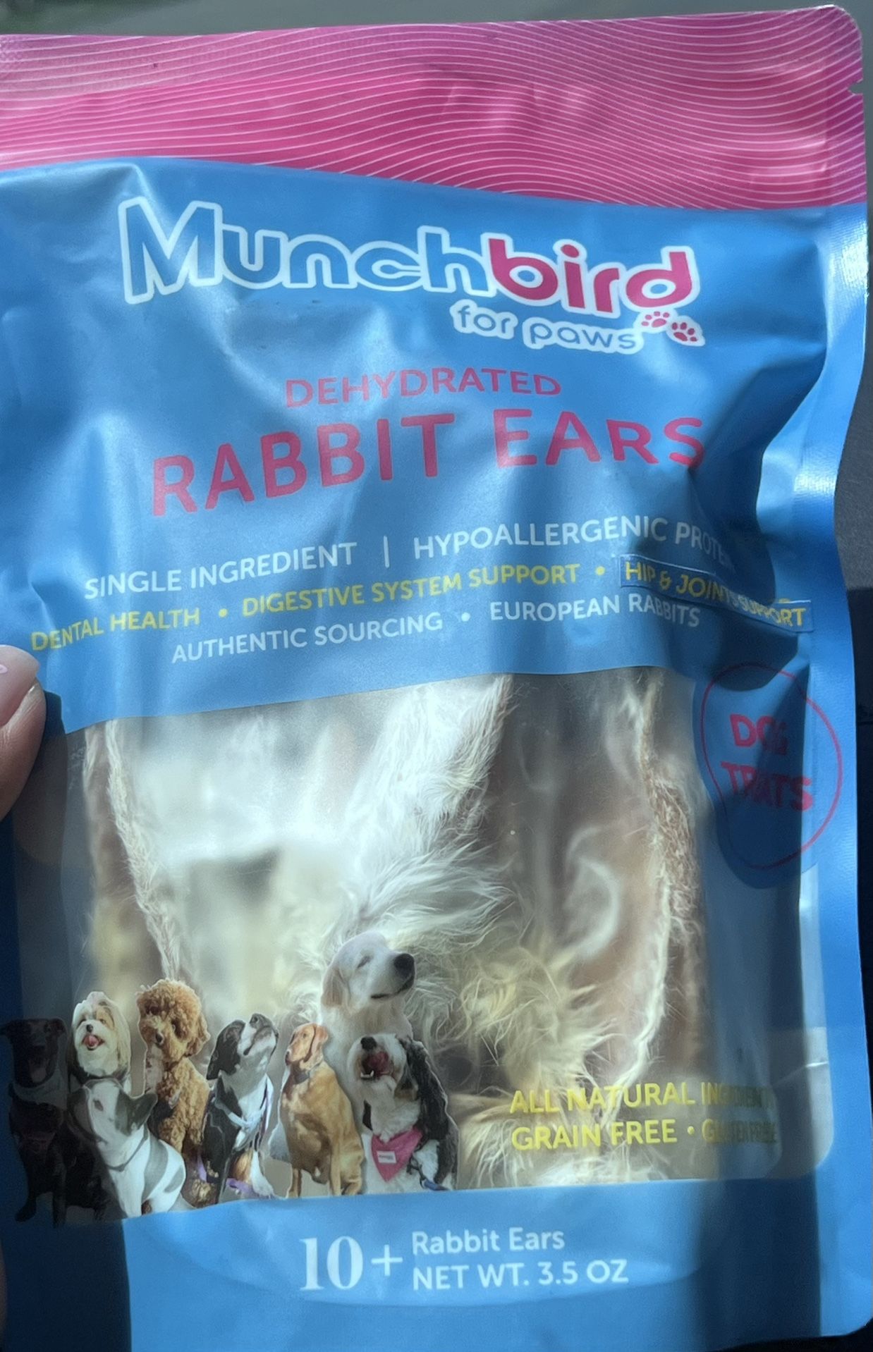 Dog Treats Rabbit Ears 