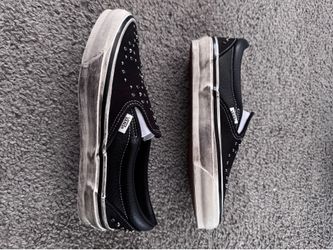 Vans Slip On 98 Pearlized Blackout Size 7.5