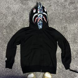 Bape Double Hood Full Zip Up 