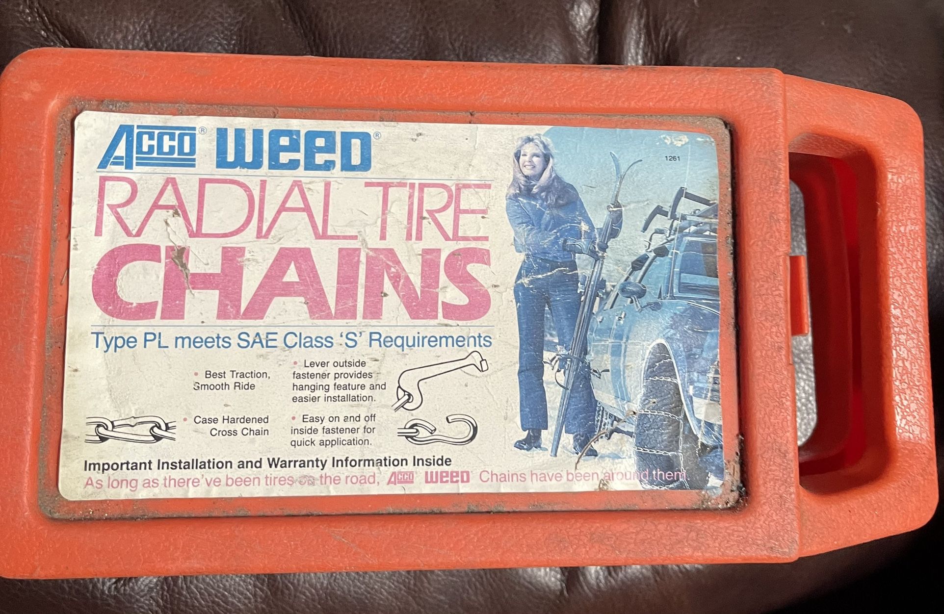 Acco Weed Radial Tire Snow ❄️ Chains ⛓