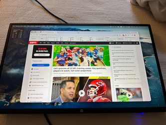 HP 24 inch monitor 1080p