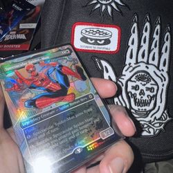 Spectacular Spider-Man Borderless Textured Foil
