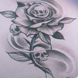 Art Tattoo Roses