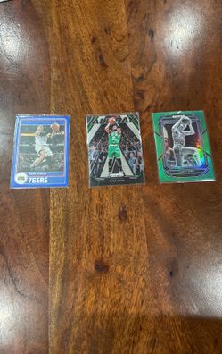 Kyrie Irving, Allen Iverson, Larry Bird Basketball Cards