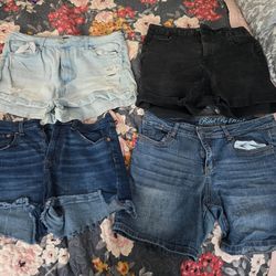 4 pairs of jeans shorts sz 11