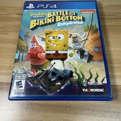 SpongeBob Battle For Bikini Bottom Rehydrated PS4