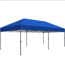 Yaheetech 10×20 Pop Up Canopy Easy Set-up Tent.
NOTE: OURS IS WHITE