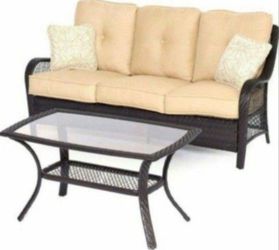Orleans 2-Piece Patio Set in Sahara Sand