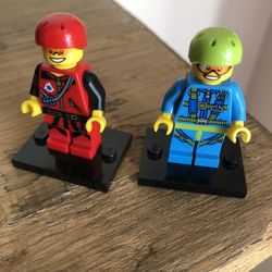 Lego Mtn. Climber and Skydiver Minifigures