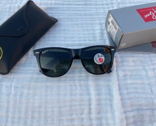 Polarized lenses wayfarer 2140 rayban brand new sunglasses