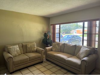 Sofa and loveseat
