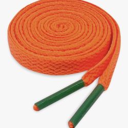 New Shoe Laces for Sneakers in Orange