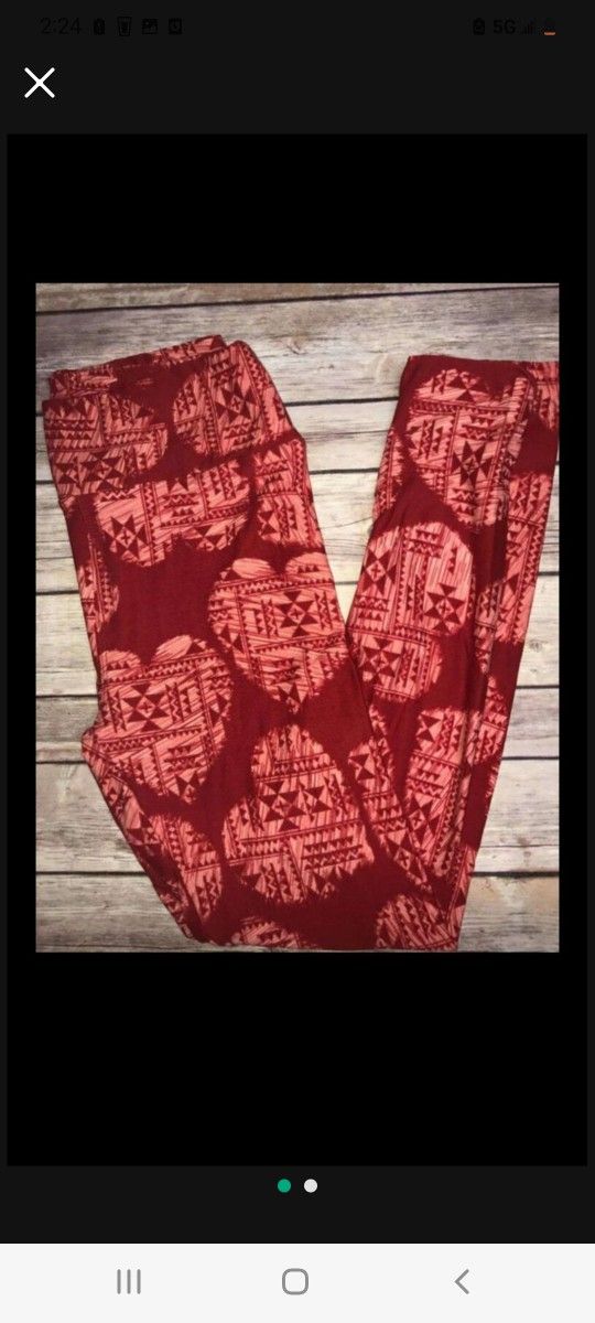 LuLaRoe Valentine leggings