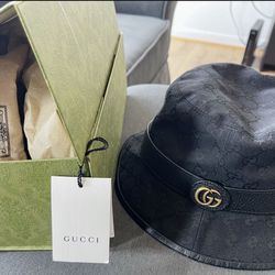 Black Gucci Bucket Hat 