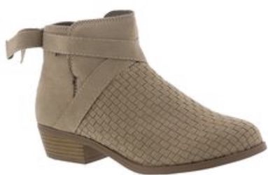 New Toddler girls kids brown Booties Casual shoes SZ4M