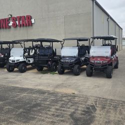 Electric Golf Carts - New