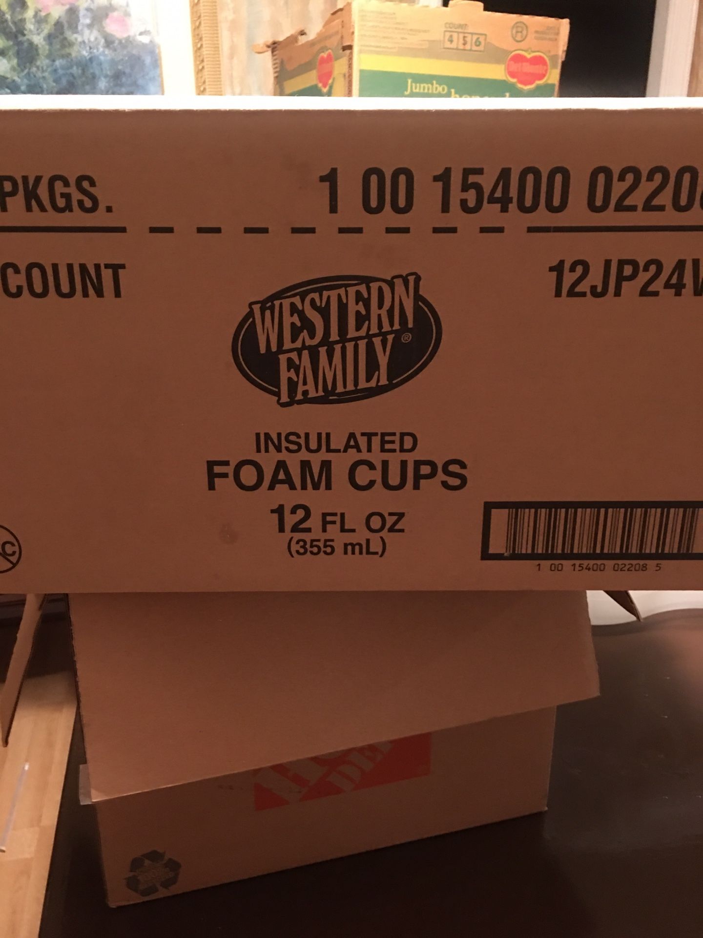 Insulated Foam Cups 12z $10