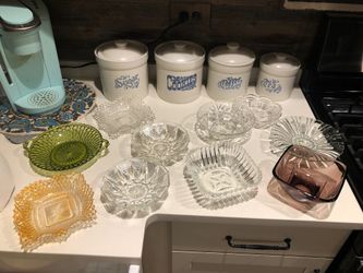 Very cool antique candy dishes