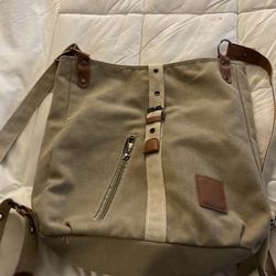 Tan Backpack Purse-reduced Again!