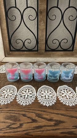 5 mermaid candles